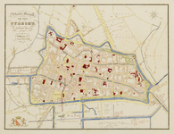 214032 Plattegrond van de stad Utrecht met directe omgeving; met weergave van het stratenplan met nummers (ged.), ...